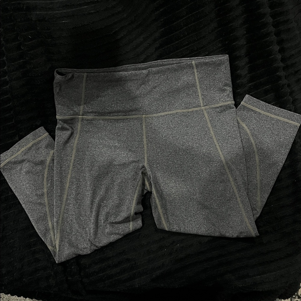 Athleta Charcoal Capri Leggings